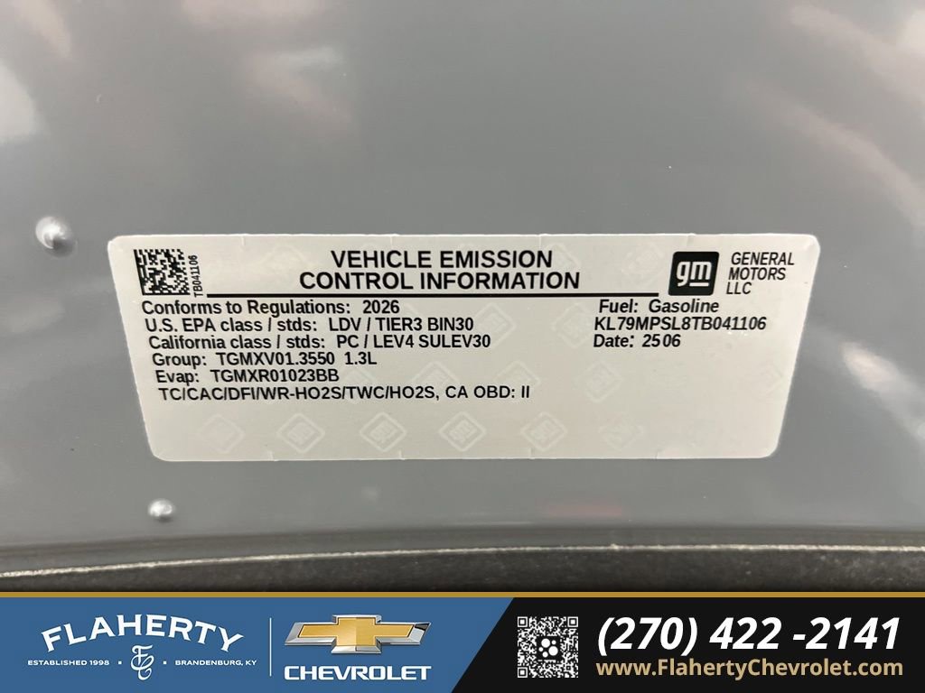 New 2026 Chevrolet TrailBlazer LT w/ Driver Confidence Package image 17