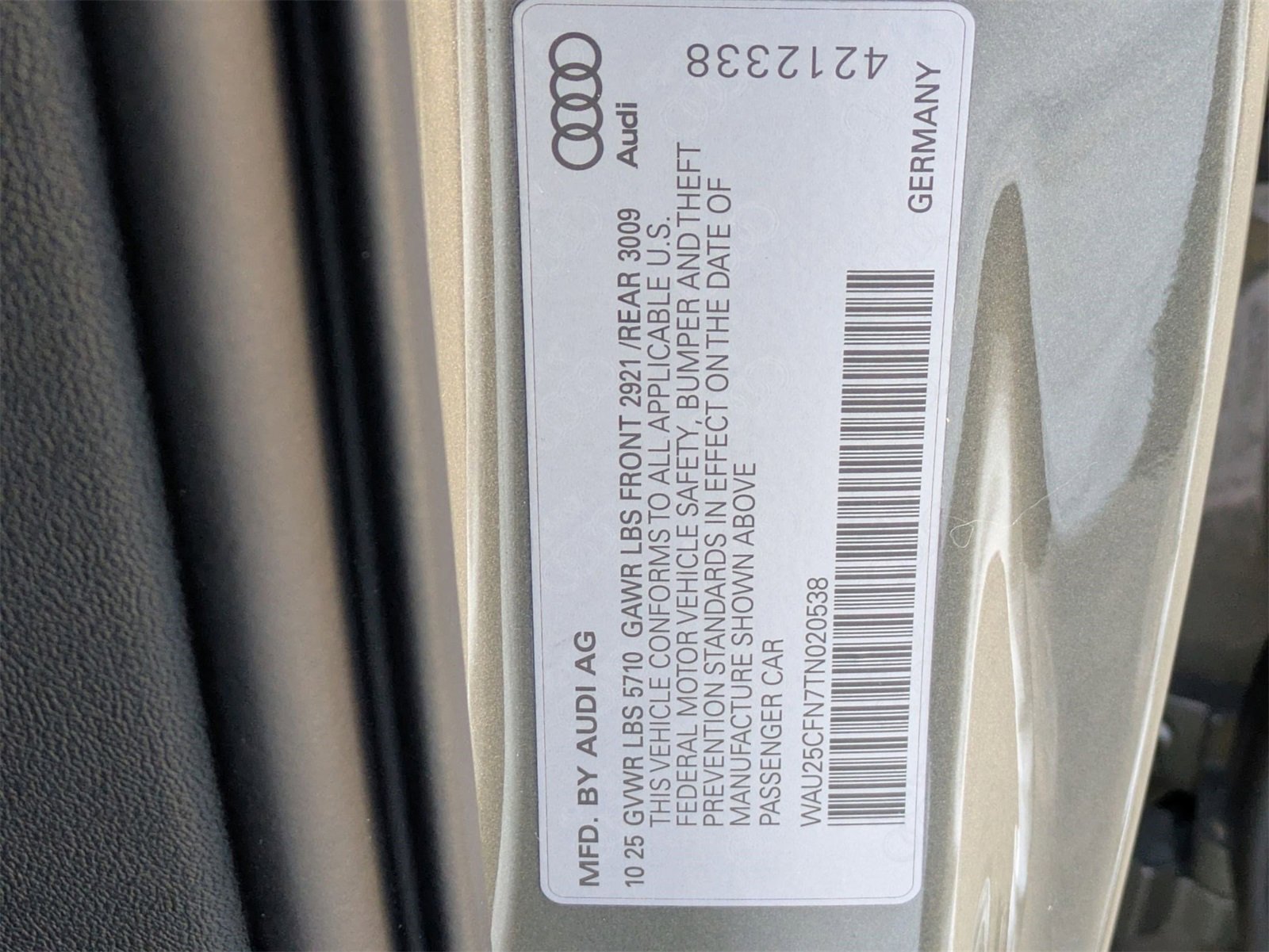 New 2026 Audi A6 Premium Plus image 17