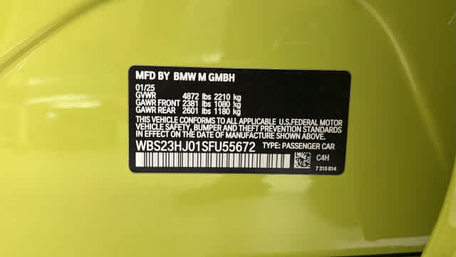 Used 2025 BMW M3 Competition w/ Executive Package RWD image 11