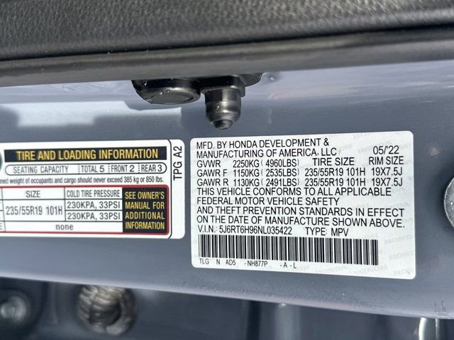 Used 2022 Honda CR-V Touring image 32