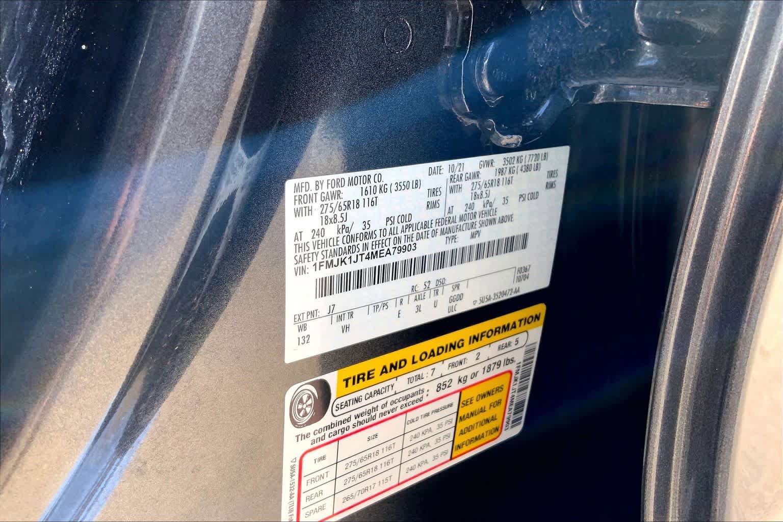 Certified 2021 Ford Expedition Max XLT image 37