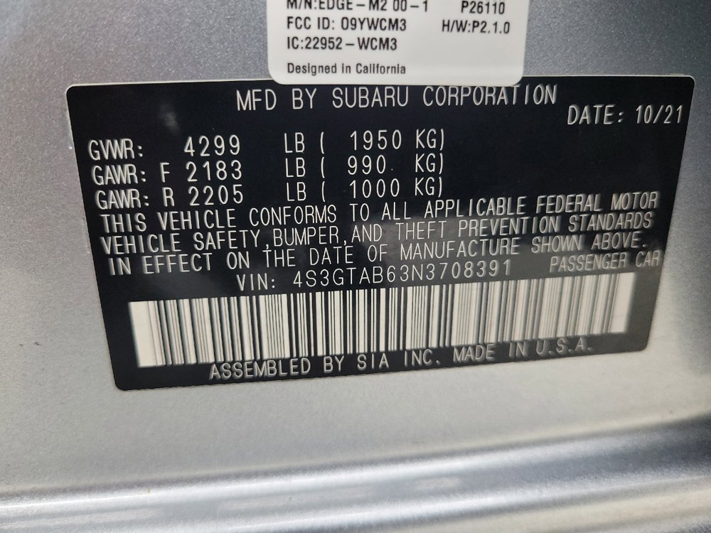 Used 2022 Subaru Impreza 2.0i AWD/4WD image 33