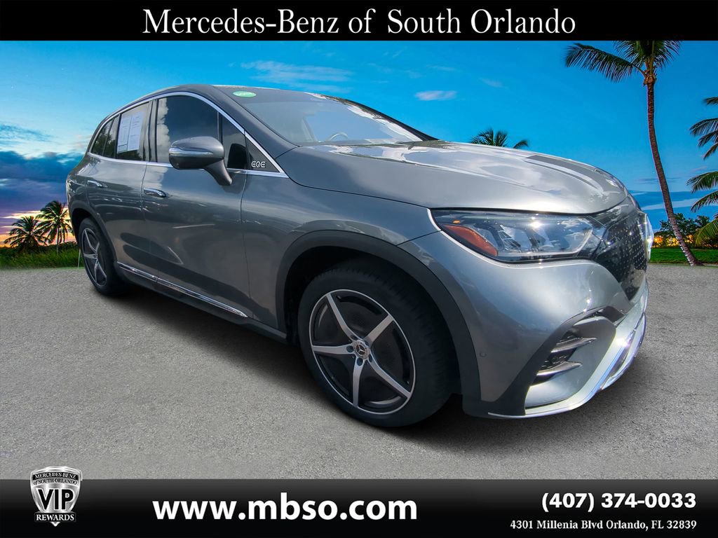 Certified 2023 Mercedes-Benz EQE 350+ SUV w/ AMG Line Exterior Package