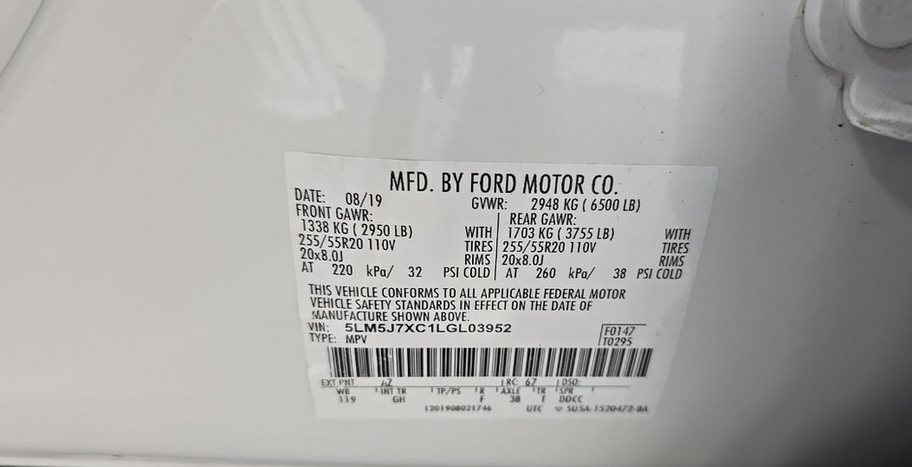 Used 2020 Lincoln Aviator Reserve w/ Equipment Group 201A AWD/4WD image 17