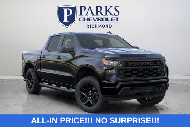 New 2026 Chevrolet Silverado 1500 Custom w/ Turbomax Blackout Package AWD/4WD image 7