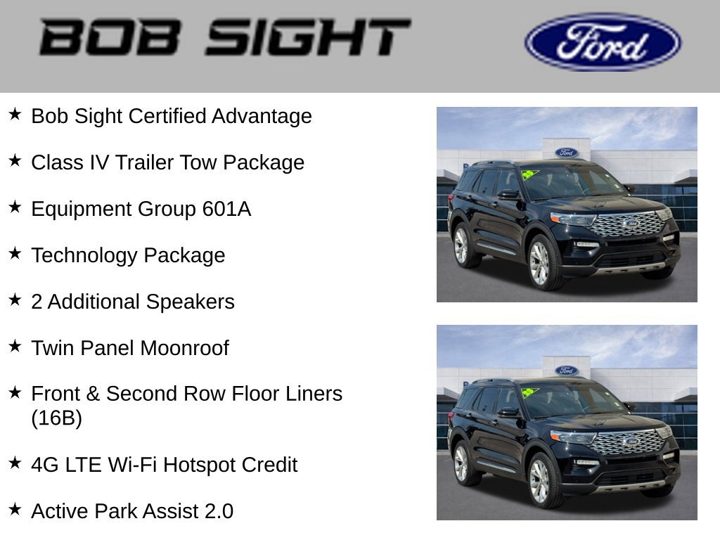 Used 2023 Ford Explorer Platinum w/ Technology Package AWD/4WD image 3