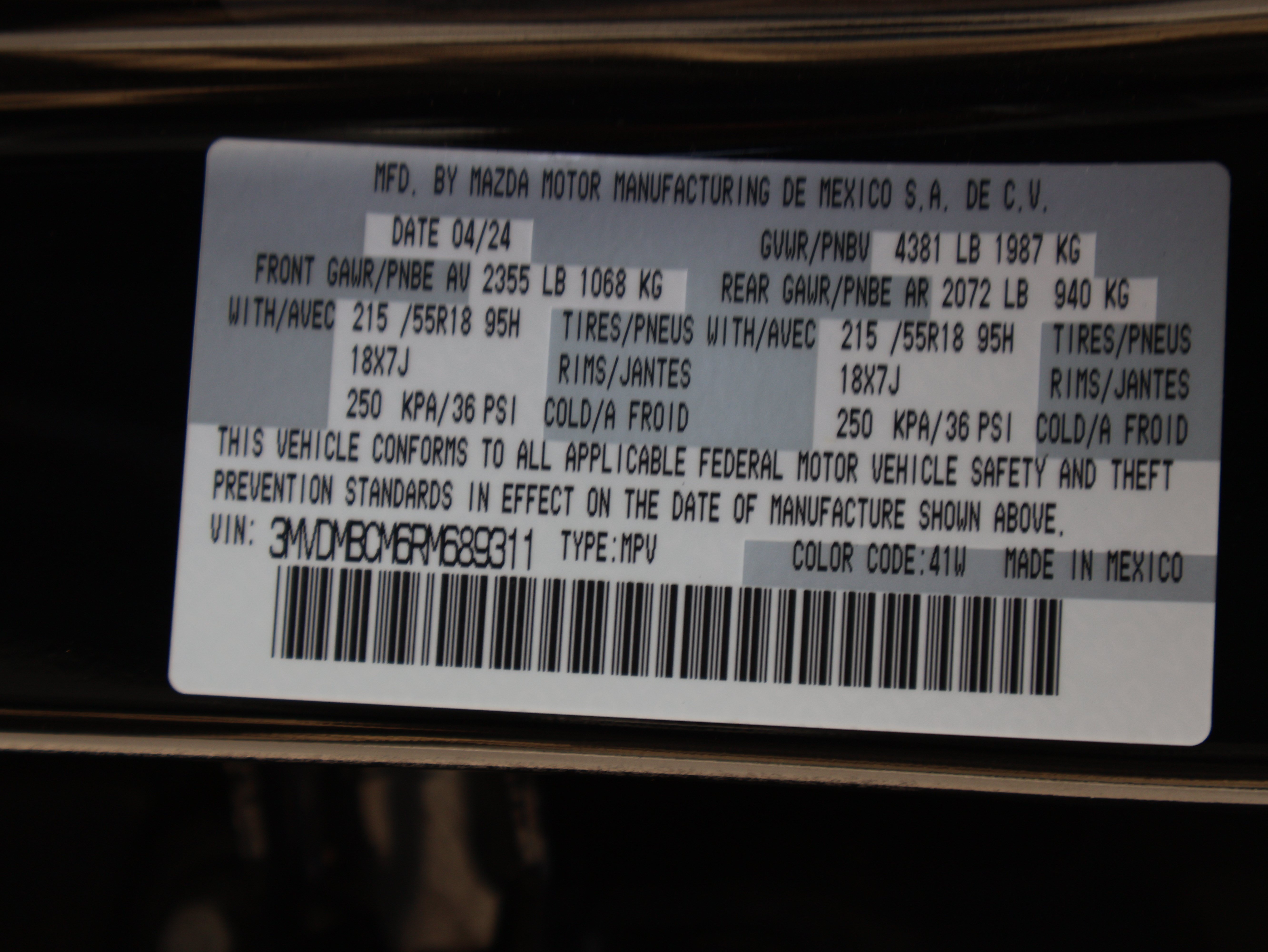 Certified 2024 MAZDA CX-30 AWD 2.5 S w/ Preferred Package image 47