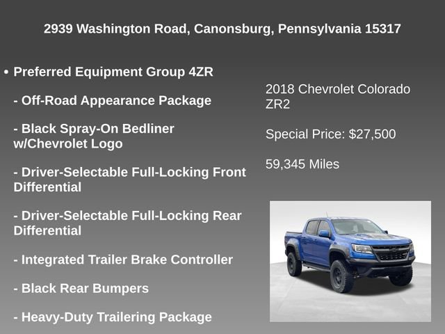 Used 2018 Chevrolet Colorado ZR2 image 9