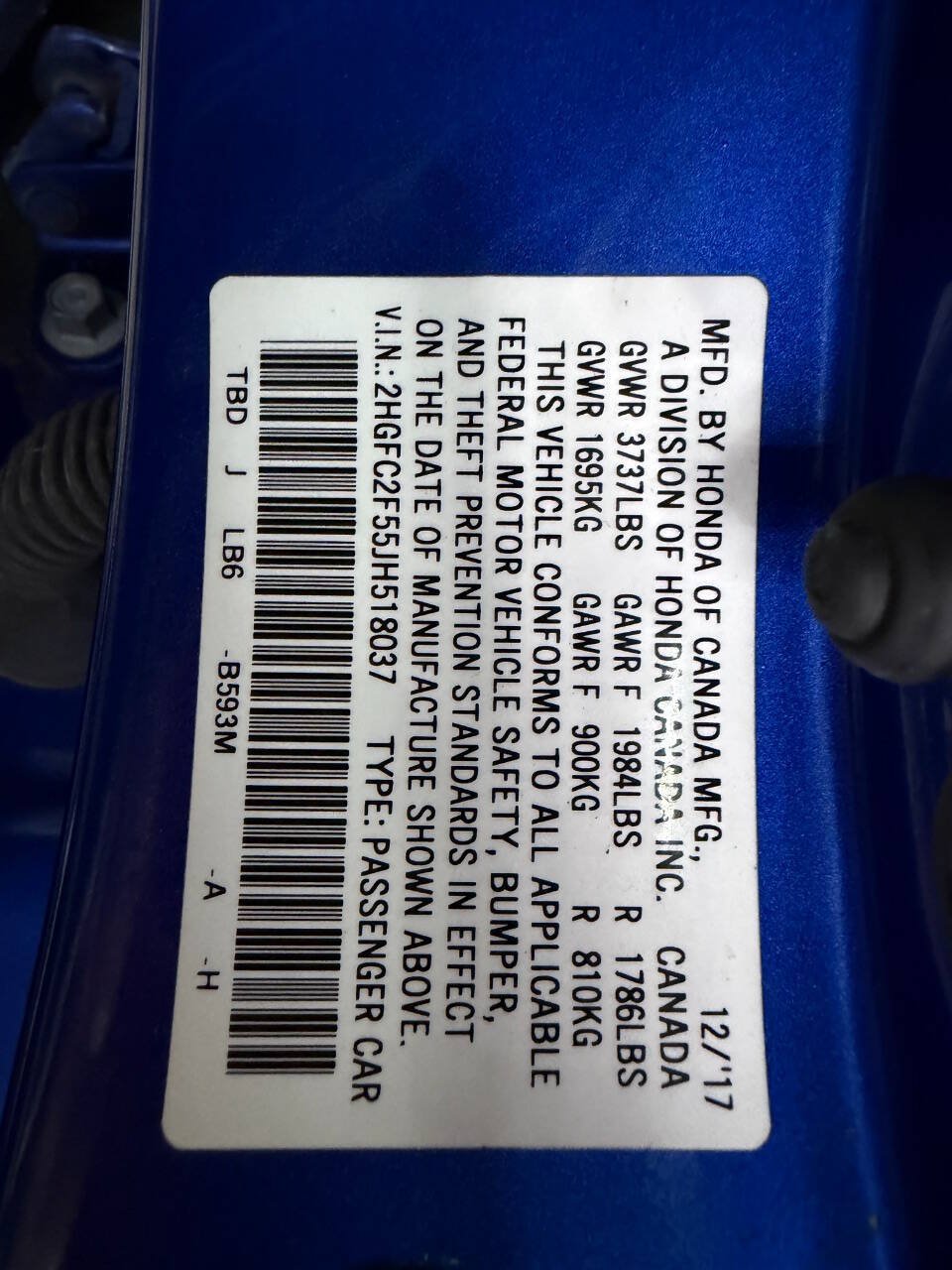 Used 2018 Honda Civic LX image 30