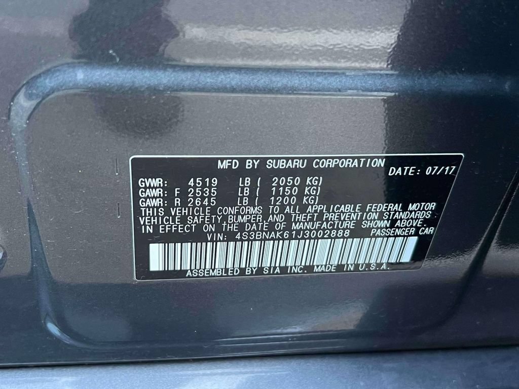 Used 2018 Subaru Legacy 2.5i Limited AWD/4WD image 19