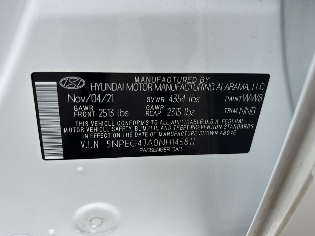 Certified 2022 Hyundai Sonata SE FWD image 39