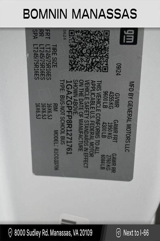 Used 2024 Chevrolet Express 3500 LT w/ LT Preferred Equipment Group image 19