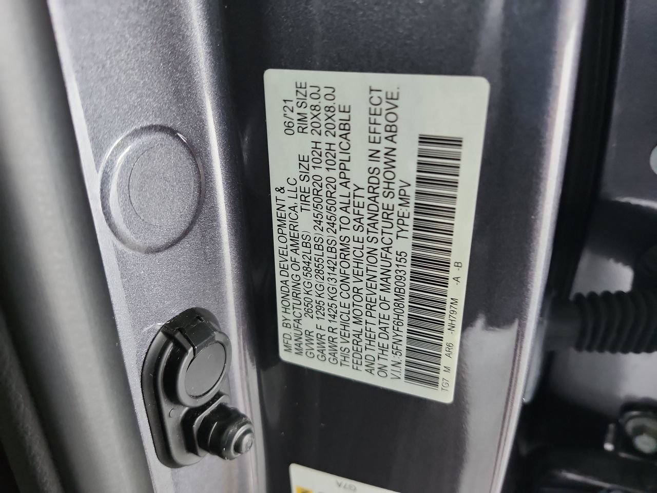 Certified 2021 Honda Pilot Elite image 21