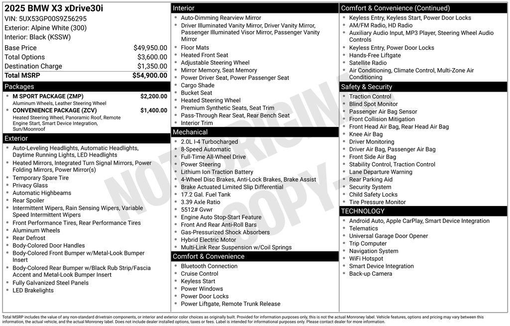 Used 2025 BMW X3 xDrive30i w/ M Sport Package image 29