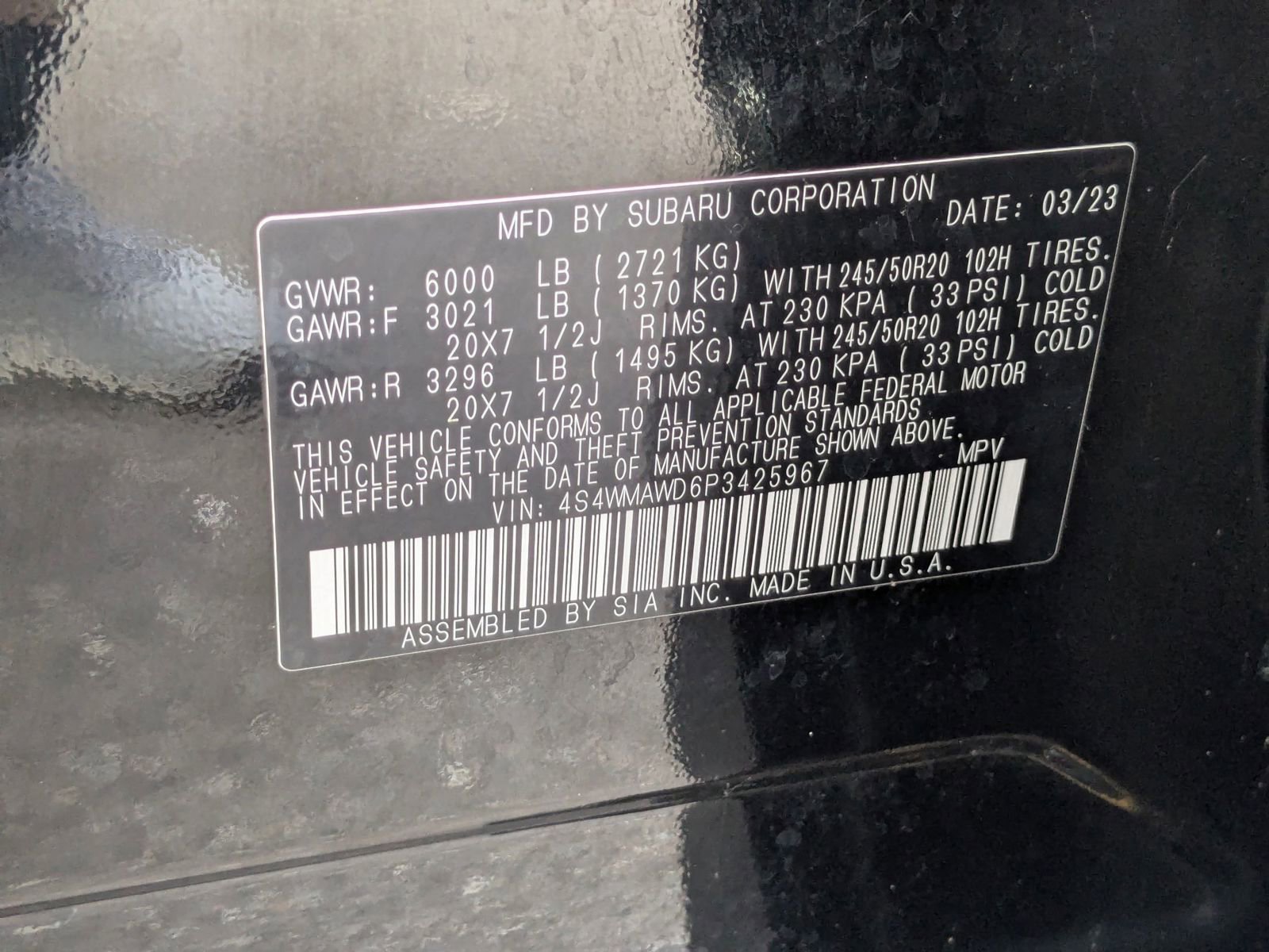 Used 2023 Subaru Ascent Touring image 30