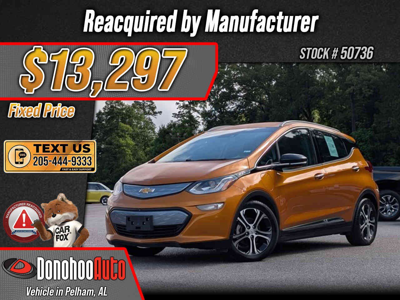 Used 2017 Chevrolet Bolt Premier w/ Driver Confidence II Package FWD image 1