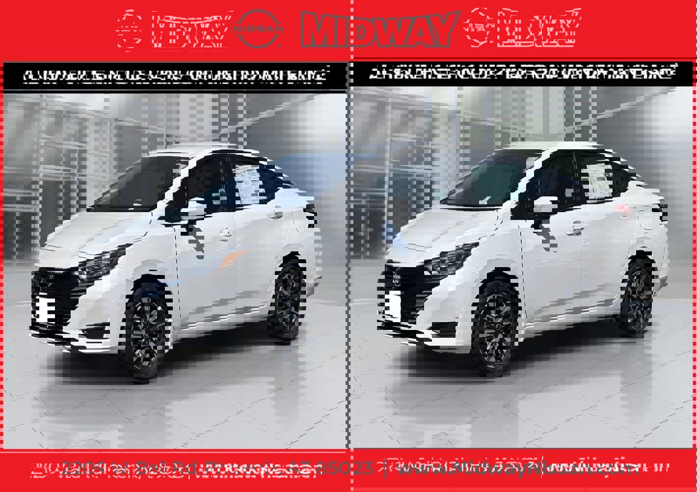 New 2025 Nissan Versa SV w/ Trunk Package