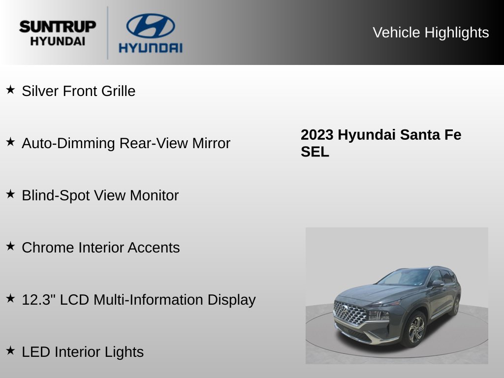 Used 2023 Hyundai Santa Fe SEL w/ Premium Package FWD image 23