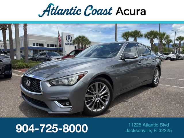 Used 2019 INFINITI Q50 Luxe w/ Cargo Package (L96) RWD video 1
