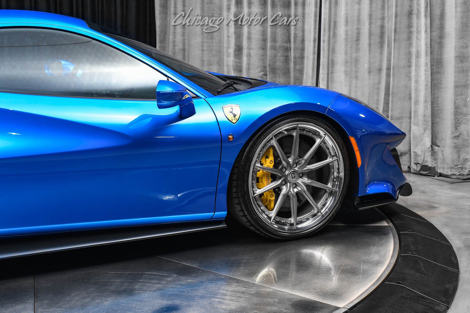 Used 2020 Ferrari 488 Pista Coupe Blu Corsa HRE Wheels Ful image 44
