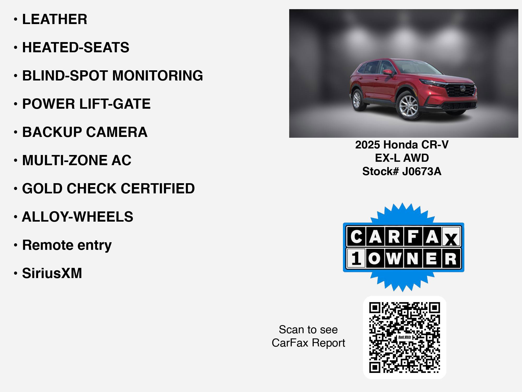 Used 2025 Honda CR-V EX-L image 7
