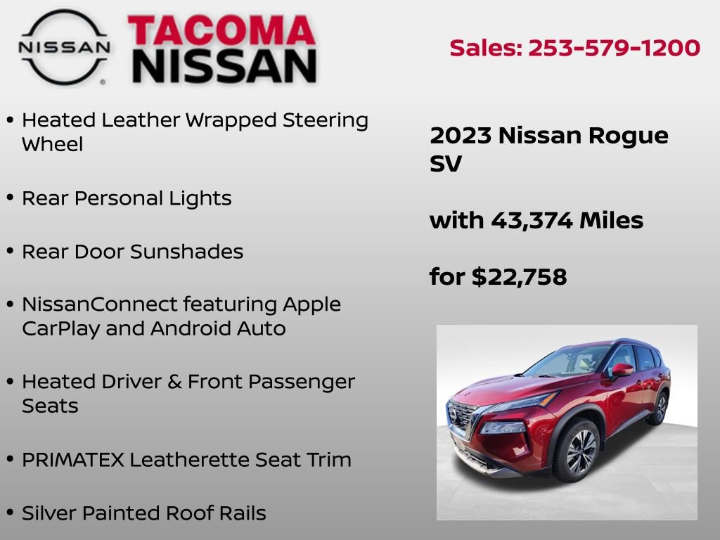 Used 2023 Nissan Rogue SV w/ SV Premium B Package image 9