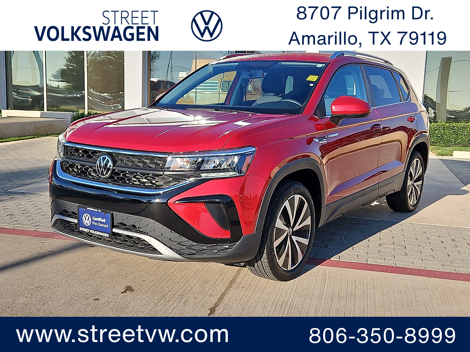 Certified 2022 Volkswagen Taos SE image 1