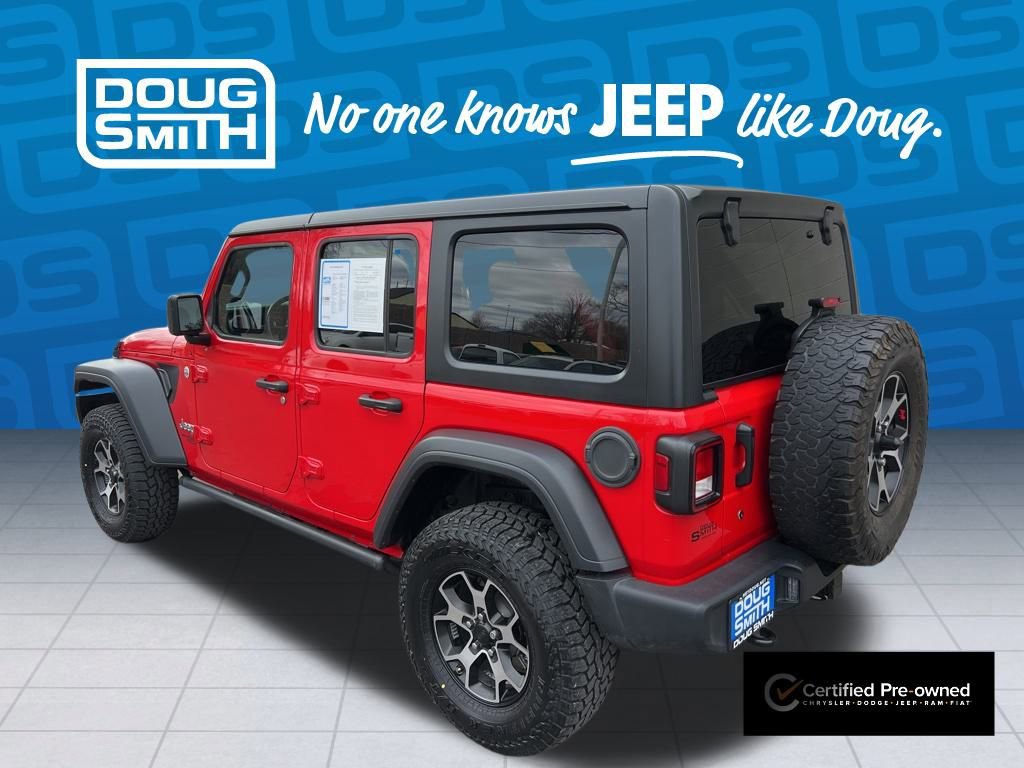 Certified 2020 Jeep Wrangler Unlimited Sport S image 5