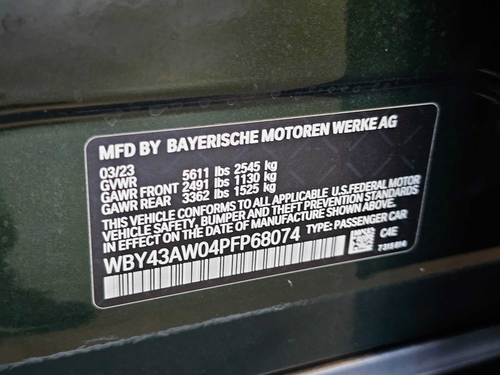 Certified 2023 BMW i4 eDrive35 w/ Premium Package RWD image 37