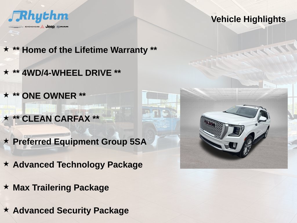 Used 2023 GMC Yukon Denali w/ Advanced Technology Package AWD/4WD image 5