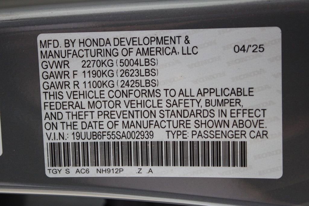 New 2025 Acura TLX SH-AWD w/ A-SPEC Pkg image 53