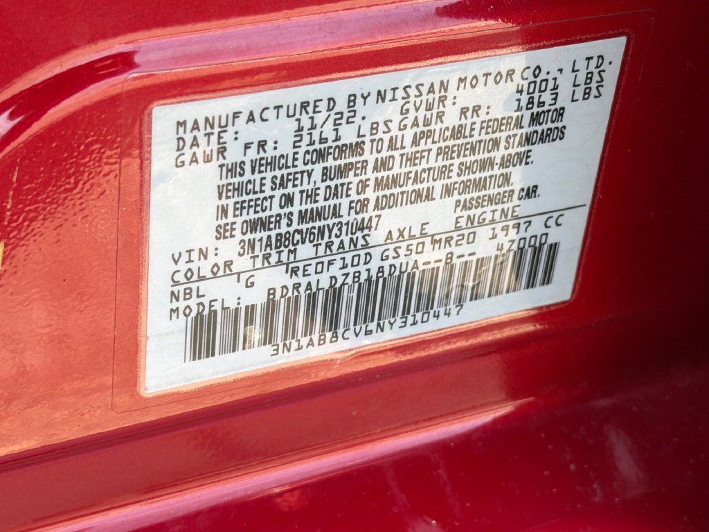 Used 2022 Nissan Sentra SV w/ All-Weather Package FWD image 15