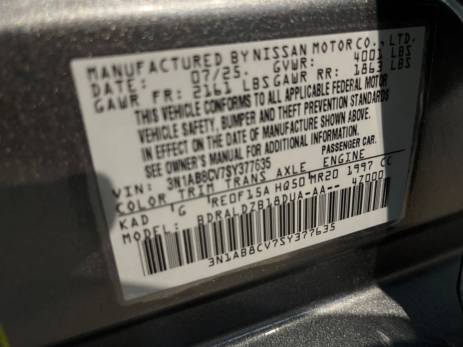 Used 2025 Nissan Sentra SV image 28