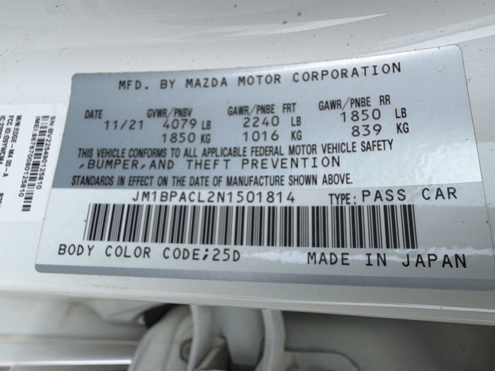 Used 2022 MAZDA MAZDA3 s FWD image 24