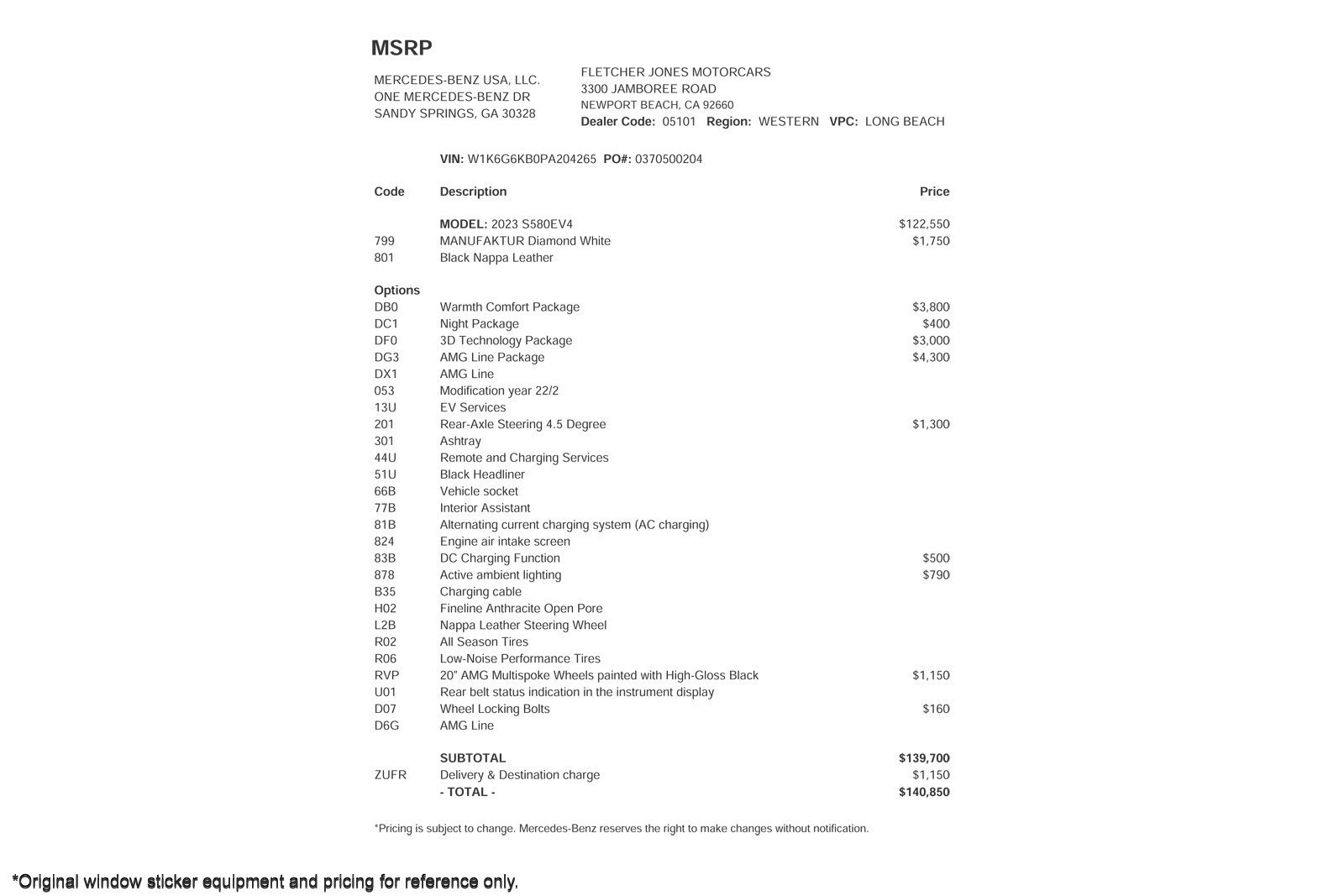 Used 2023 Mercedes-Benz S 580e 4MATIC Sedan image 2