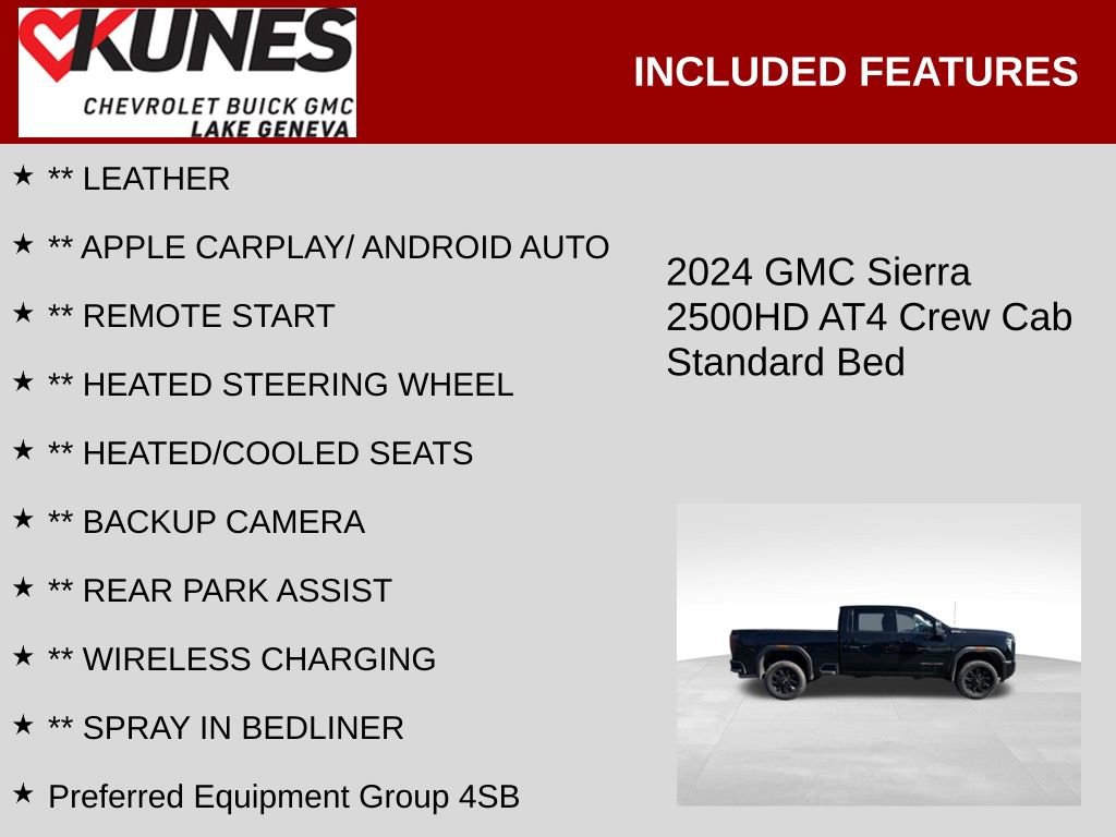 Used 2024 GMC Sierra 2500 AT4 image 2