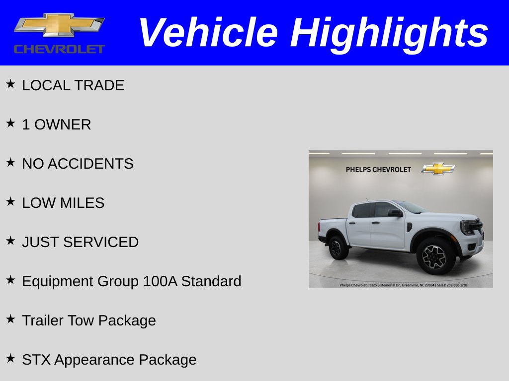Used 2025 Ford Ranger XL w/ Trailer Tow Package RWD image 2