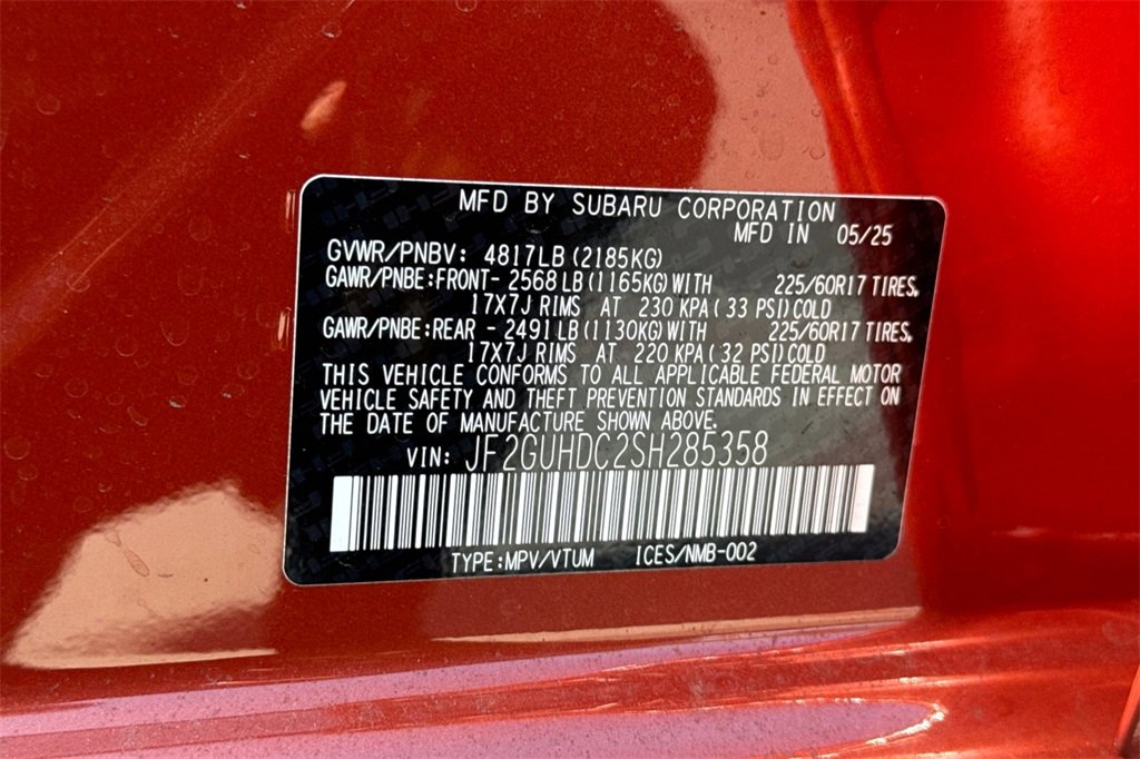 New 2025 Subaru Crosstrek 2.5i Premium image 35