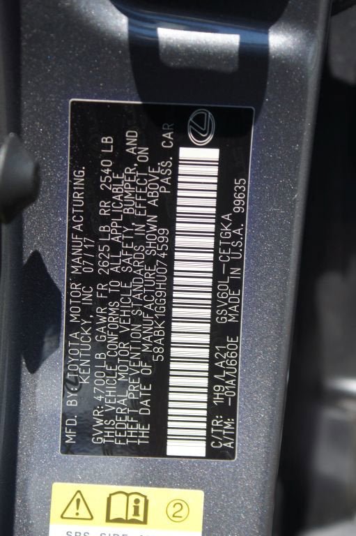 Used 2017 Lexus ES 350 w/ Premium Package FWD image 26