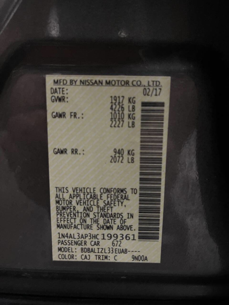 Used 2017 Nissan Altima 2.5 SV image 30