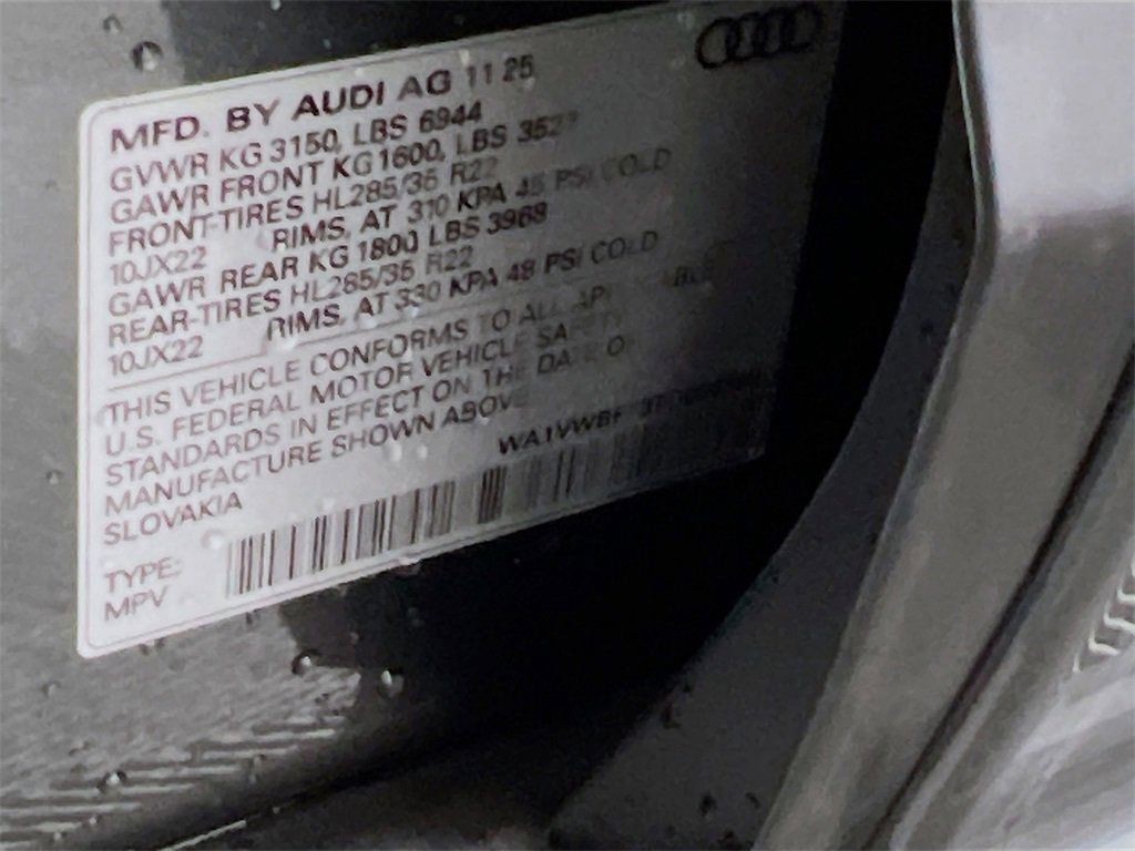 New 2026 Audi SQ7 Prestige image 33