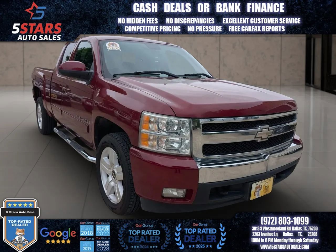 Used 2008 Chevrolet Silverado 1500 LT w/ Texas Edition RWD image 1