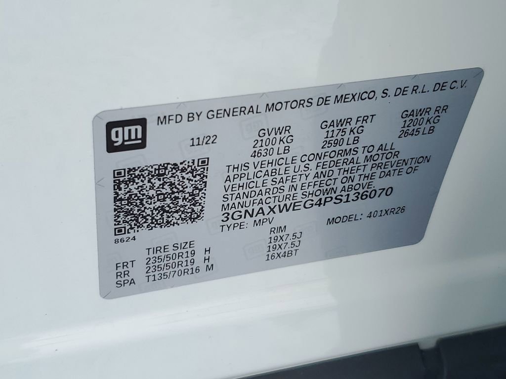 Certified 2023 Chevrolet Equinox RS w/ RS Leather Package image 36