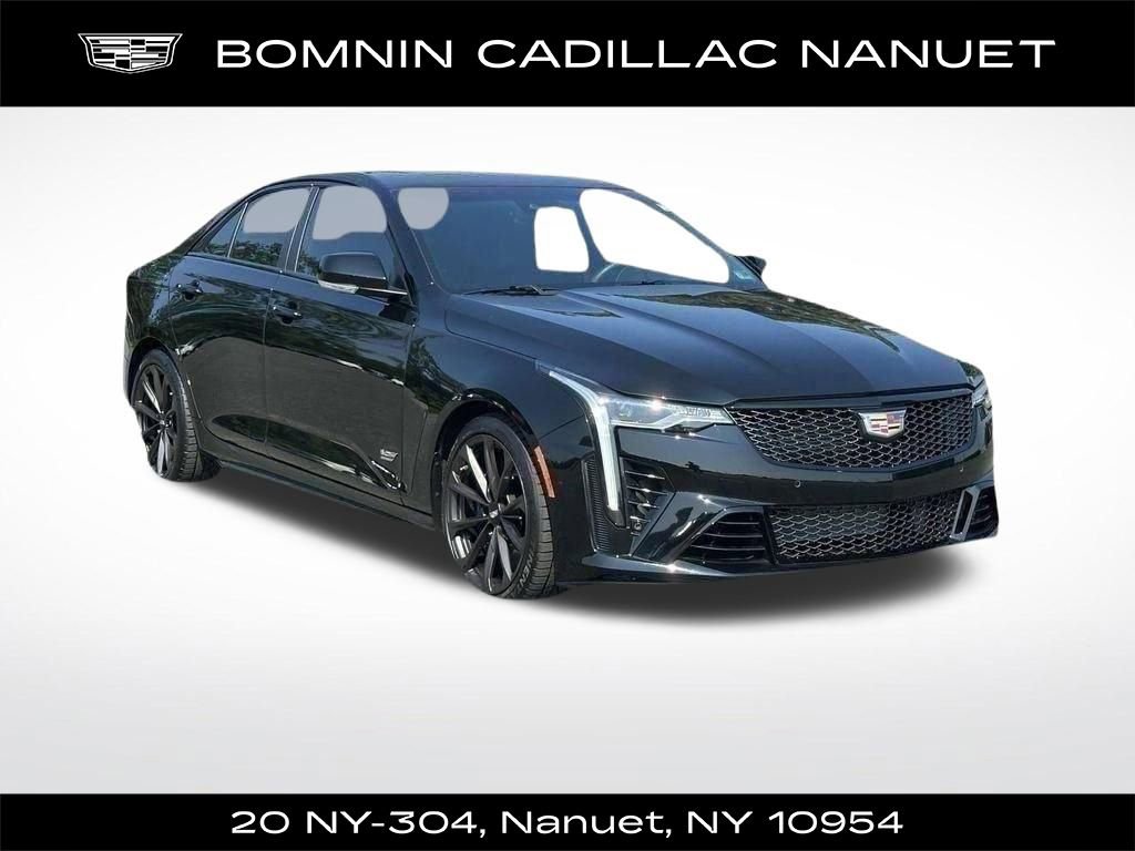 Certified 2024 Cadillac CT4 V Blackwing w/ LPO, Blue Accent Package image 1