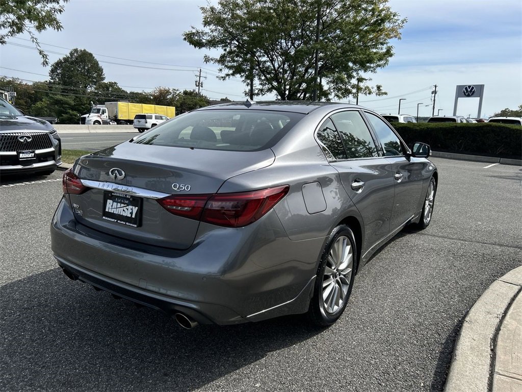 Certified 2023 INFINITI Q50 Luxe w/ Cargo Package image 8