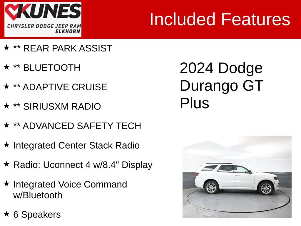 Used 2024 Dodge Durango GT AWD/4WD image 4