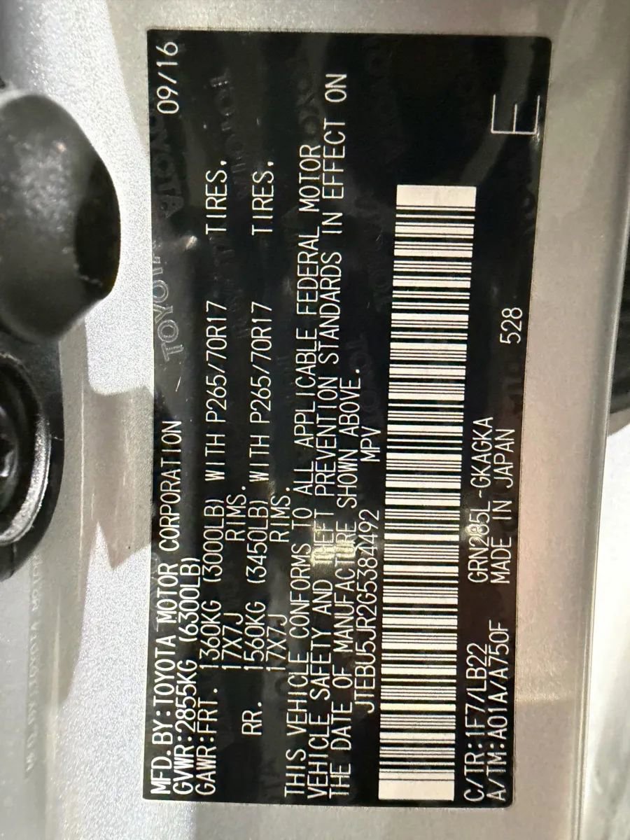 Used 2016 Toyota 4Runner SR5 Premium AWD/4WD image 20