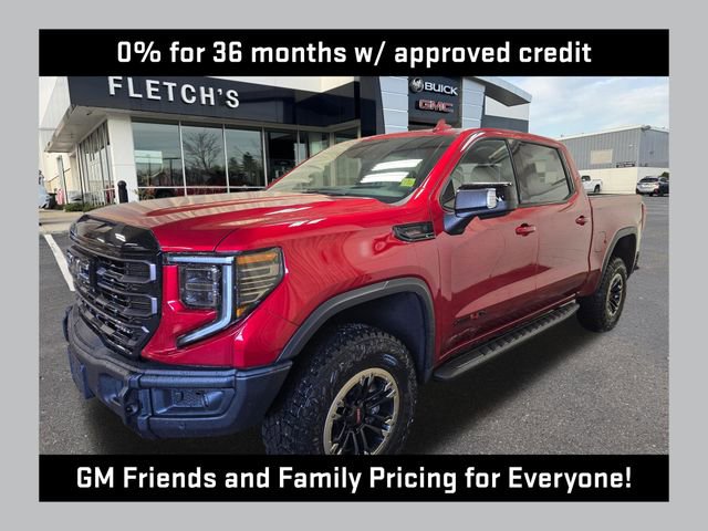 New 2026 GMC Sierra 1500 AT4X w/ LPO, Black Badging Package