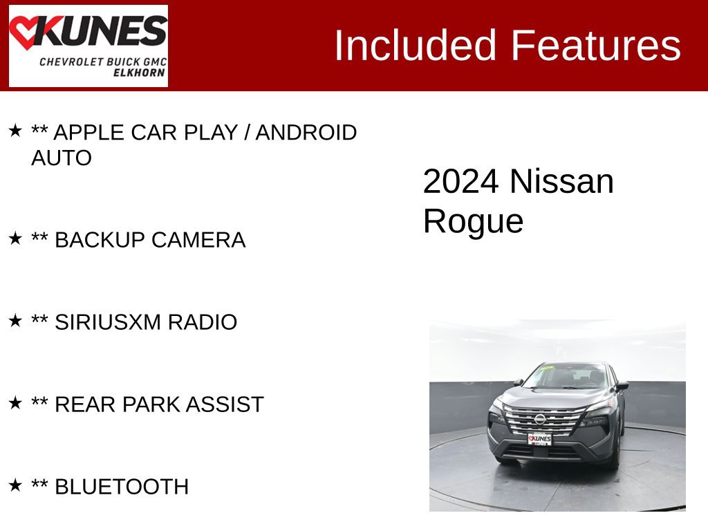 Used 2024 Nissan Rogue S FWD image 2