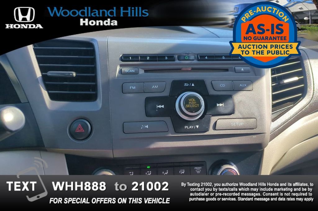 Used 2012 Honda Civic HF image 15